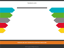 Tablet Screenshot of flydesk.com